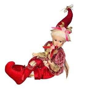 Cynthia Rowley Valentine’s Day elf shelf sitter doll
